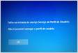Windows 10 Falha de logon do serviço Serviço de Perfil de Usuári